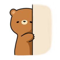 ooh aah bear sticker #10439454