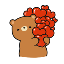 ooh aah bear sticker #10439460