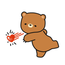 ooh aah bear sticker #10439464