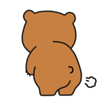 ooh aah bear sticker #10439467