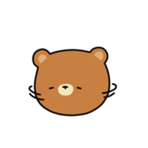 ooh aah bear sticker #10439469