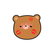 ooh aah bear sticker #10439470
