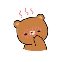 ooh aah bear sticker #10439472