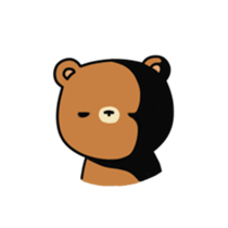 ooh aah bear sticker #10439473