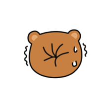 ooh aah bear sticker #10439475