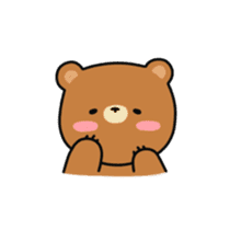 ooh aah bear sticker #10439476