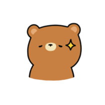 ooh aah bear sticker #10439477