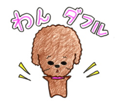 So happy toy poodle!! sticker #10439801