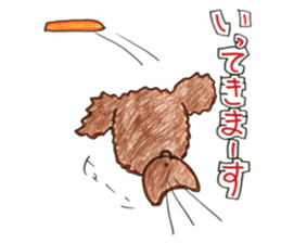 So happy toy poodle!! sticker #10439802