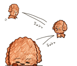 So happy toy poodle!! sticker #10439804