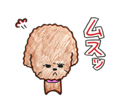 So happy toy poodle!! sticker #10439806