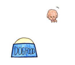So happy toy poodle!! sticker #10439809