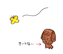 So happy toy poodle!! sticker #10439817