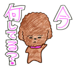 So happy toy poodle!! sticker #10439818