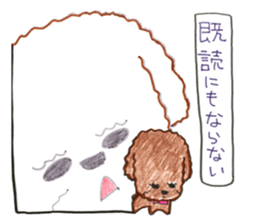 So happy toy poodle!! sticker #10439820
