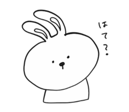 WhiteRabbit & BlackRabbit sticker #10440442