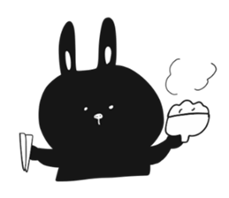 WhiteRabbit & BlackRabbit sticker #10440449