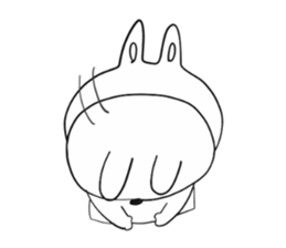 WhiteRabbit & BlackRabbit sticker #10440450