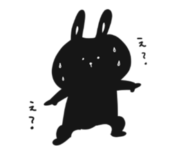 WhiteRabbit & BlackRabbit sticker #10440451