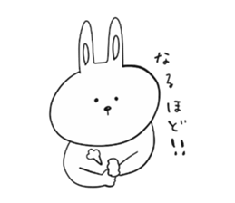 WhiteRabbit & BlackRabbit sticker #10440454