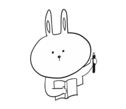 WhiteRabbit & BlackRabbit sticker #10440464