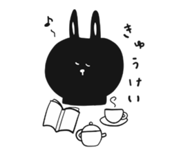 WhiteRabbit & BlackRabbit sticker #10440465