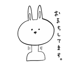 WhiteRabbit & BlackRabbit sticker #10440470