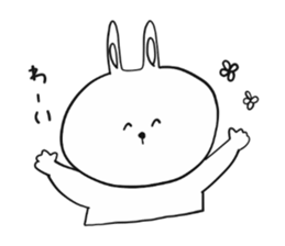 WhiteRabbit & BlackRabbit sticker #10440472