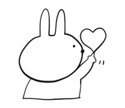 WhiteRabbit & BlackRabbit sticker #10440476