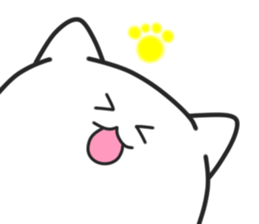 Smile kitten sticker #10441040