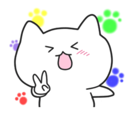 Smile kitten sticker #10441047