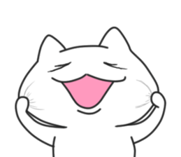 Smile kitten sticker #10441051