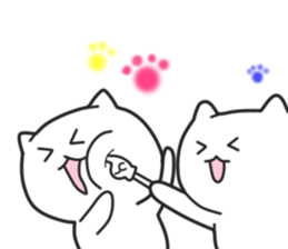 Smile kitten sticker #10441054