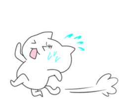 Smile kitten sticker #10441057