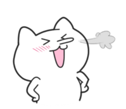 Smile kitten sticker #10441067