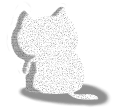 Smile kitten sticker #10441070