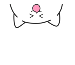 Smile kitten sticker #10441073