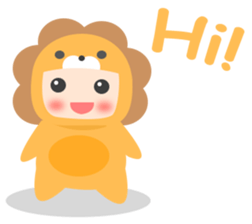 Lion Baby sticker #10441200