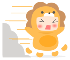 Lion Baby sticker #10441207