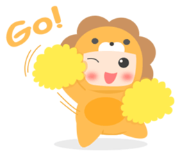 Lion Baby sticker #10441208