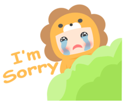 Lion Baby sticker #10441209