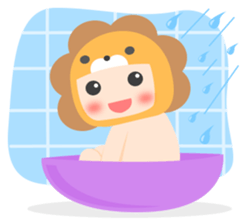 Lion Baby sticker #10441210