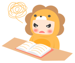 Lion Baby sticker #10441211