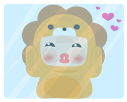 Lion Baby sticker #10441214