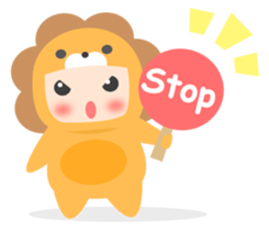 Lion Baby sticker #10441216