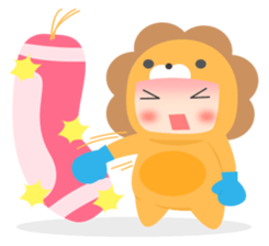 Lion Baby sticker #10441217