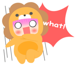 Lion Baby sticker #10441218