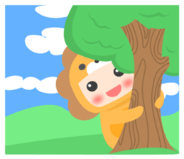 Lion Baby sticker #10441219