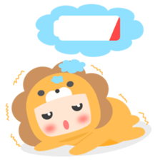 Lion Baby sticker #10441222