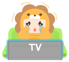 Lion Baby sticker #10441224